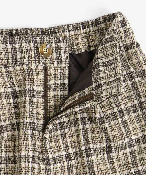 MAJESTIC LEGON（マジェスティックレゴン）の「レトロショートパンツ（その他パンツ・レディース・ブラウン系その他2/ブラウン/ブラック系その他/ブラック・MEDIUM）」の18枚目の写真