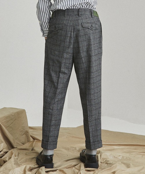 stein double wide trousers スラックス セットアップ stein