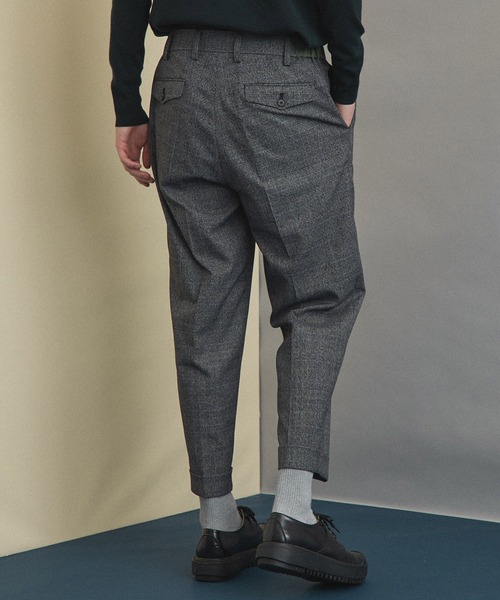 UNITED TOKYO（ユナイテッドトウキョウ）の「ダブルヘムワイドスラックス/セットアップ（スラックス・メンズ・グレー/ブルー・1/2/3/4）」の15枚目の写真