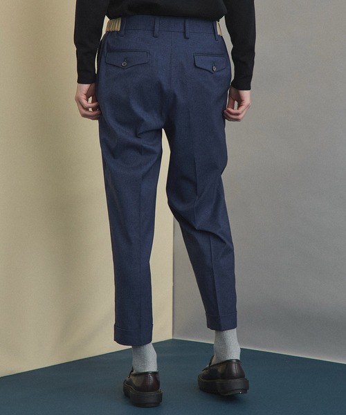 UNITED TOKYO（ユナイテッドトウキョウ）の「ダブルヘムワイドスラックス/セットアップ（スラックス・メンズ・グレー/ブルー・1/2/3/4）」の20枚目の写真