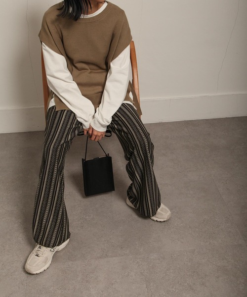 Chillfar(チルファー)の「ジャガードニットレギンスパンツ(その他パンツ・レディース・ホワイト/ブラウン・MEDIUM/LARGE)」の20枚目の写真