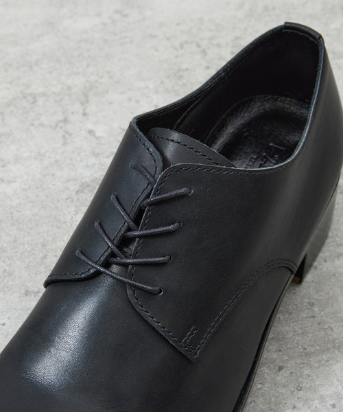 PADRONE(パドローネ)の「PADRONE パドローネ / BL DERBY SHOES ダービーレザーヒールブーツ / PU8394-2103(ドレスシューズ・メンズ・ブラック/ブラック系その他/アッシュブラウン・40/41/42/43)」の9枚目の写真