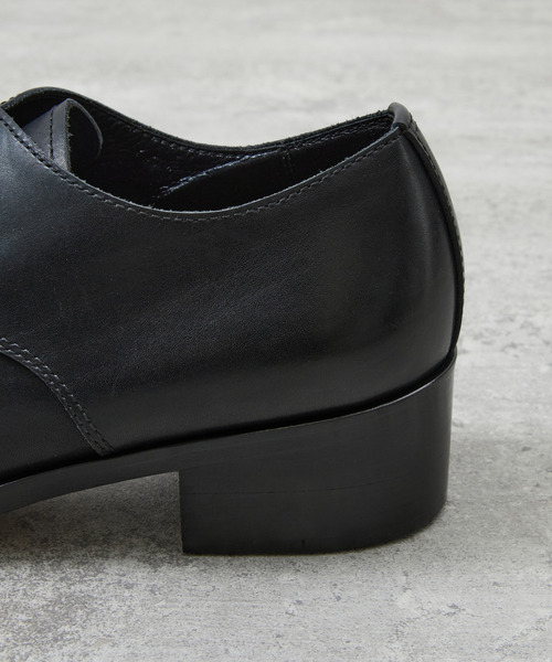 PADRONE(パドローネ)の「PADRONE パドローネ / BL DERBY SHOES ダービーレザーヒールブーツ / PU8394-2103(ドレスシューズ・メンズ・ブラック/ブラック系その他/アッシュブラウン・40/41/42/43)」の8枚目の写真