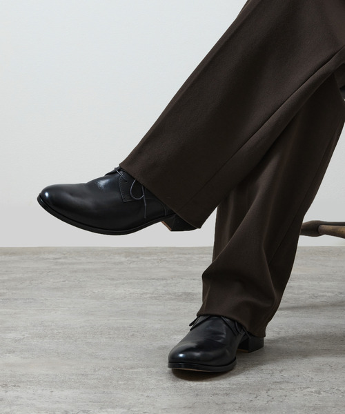 PADRONE(パドローネ)の「PADRONE パドローネ / BL DERBY SHOES ダービーレザーヒールブーツ / PU8394-2103(ドレスシューズ・メンズ・ブラック/ブラック系その他/アッシュブラウン・40/41/42/43)」の11枚目の写真