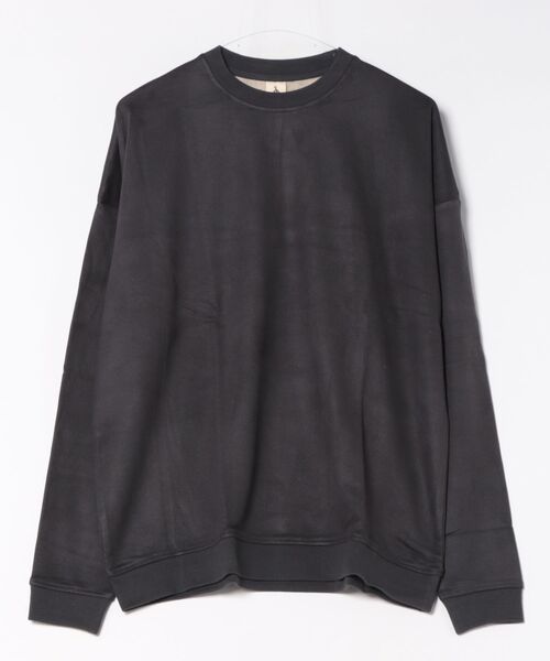 ARCHIVER（アーカイバ）の「【69】【it】スエードタッチドルマンプルオーバー（Tシャツ/カットソー・メンズ・ベージュ/グレー/サックスブルー/スミクロ・LARGE/MEDIUM）」の2枚目の写真