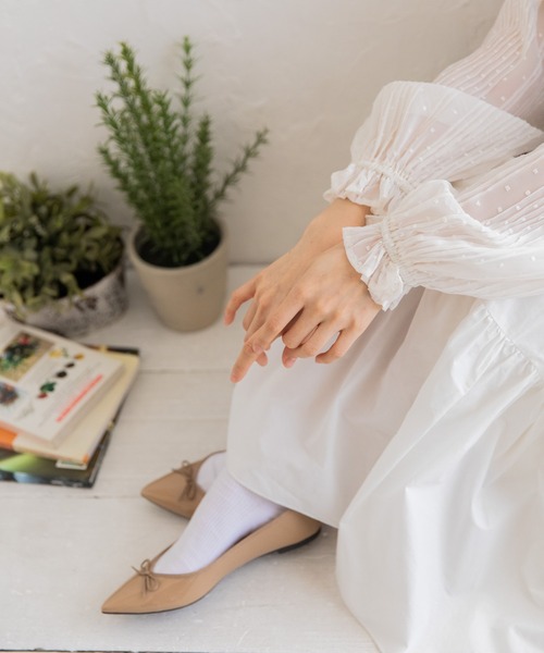 Mysa&Liina（ミーサリーナ）の「ティアードロングスカート（スカート・レディース・ブラック/オフホワイト/ブルー・M）」の10枚目の写真