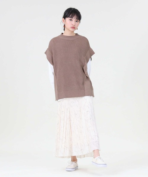 RAG MACHINE（ラグマシーン）の「【RAG MACHINE】ニットベスト（ベスト・レディース・ベージュ/オフホワイト・M/L）」の17枚目の写真