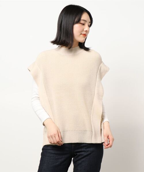 RAG MACHINE（ラグマシーン）の「【RAG MACHINE】ニットベスト（ベスト・レディース・ベージュ/オフホワイト・M/L）」の16枚目の写真