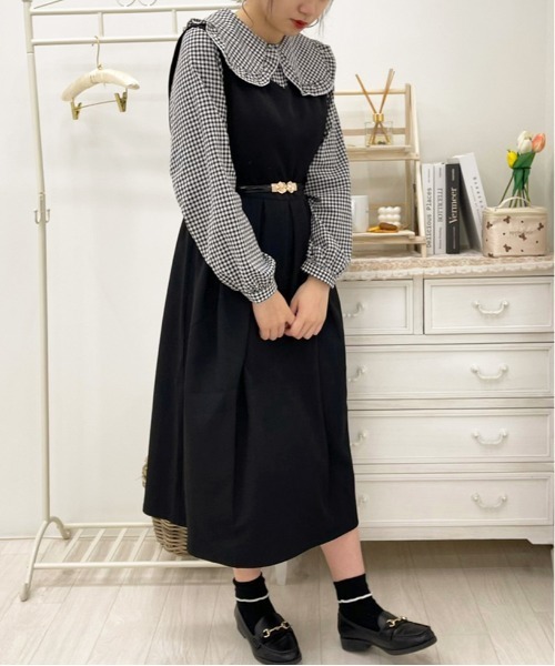 apres jour（アプレジュール）の「アソートジャンスカ【ZOZOTOWN限定アイテム】（ジャンパースカート・レディース・ダークブラウン/ブラウン系その他/ベージュ/ブラック・フリー/X-LARGE）」の5枚目の写真