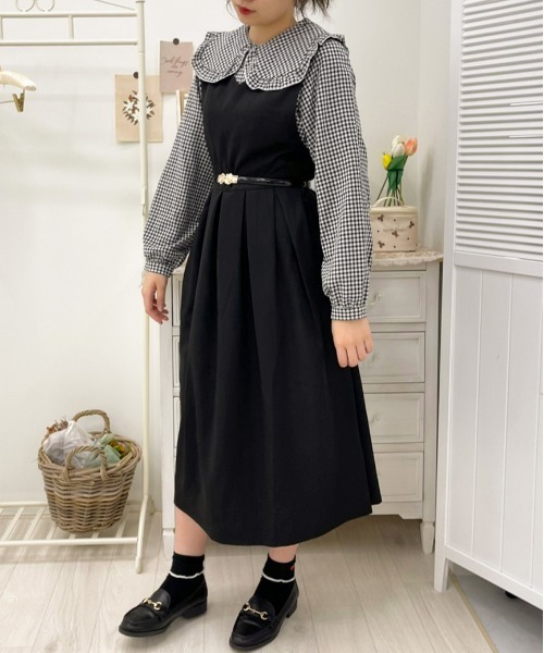 apres jour（アプレジュール）の「アソートジャンスカ【ZOZOTOWN限定アイテム】（ジャンパースカート・レディース・ダークブラウン/ブラウン系その他/ベージュ/ブラック・フリー/X-LARGE）」の9枚目の写真