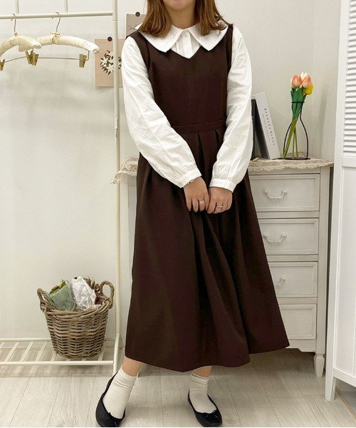 apres jour（アプレジュール）の「アソートジャンスカ【ZOZOTOWN限定アイテム】（ジャンパースカート・レディース・ダークブラウン/ブラウン系その他/ベージュ/ブラック・フリー/X-LARGE）」の14枚目の写真