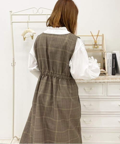 apres jour（アプレジュール）の「アソートジャンスカ【ZOZOTOWN限定アイテム】（ジャンパースカート・レディース・ダークブラウン/ブラウン系その他/ベージュ/ブラック・フリー/X-LARGE）」の7枚目の写真