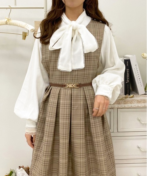 apres jour（アプレジュール）の「アソートジャンスカ【ZOZOTOWN限定アイテム】（ジャンパースカート・レディース・ダークブラウン/ブラウン系その他/ベージュ/ブラック・フリー/X-LARGE）」の17枚目の写真