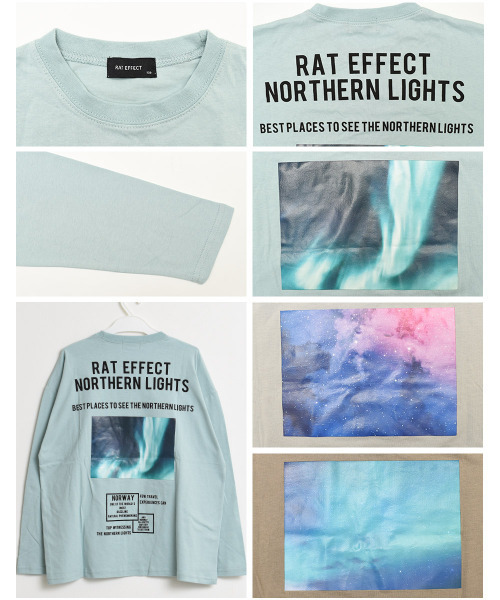 RAT EFFECT（ラットエフェクト）の「フォトプリントロングTシャツ（Tシャツ/カットソー・キッズ・ベージュ/ブラック/チャコールグレー/ライトグレー/グリーン/オフホワイト・120/140/160/150/130/170）」の14枚目の写真
