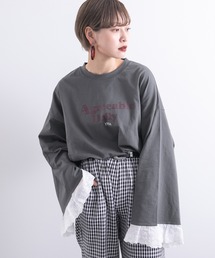 レディースのtシャツ カットソー グレー 灰色系 レース ファッション通販 Zozotown