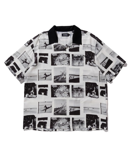 XLARGE（エクストララージ）の「S/S ALLOVER PHOTO PRINT SHIRT（シャツ/ブラウス・メンズ・ホワイト/イエロー/ライトパープル・S/M/L/XL）」の4枚目の写真