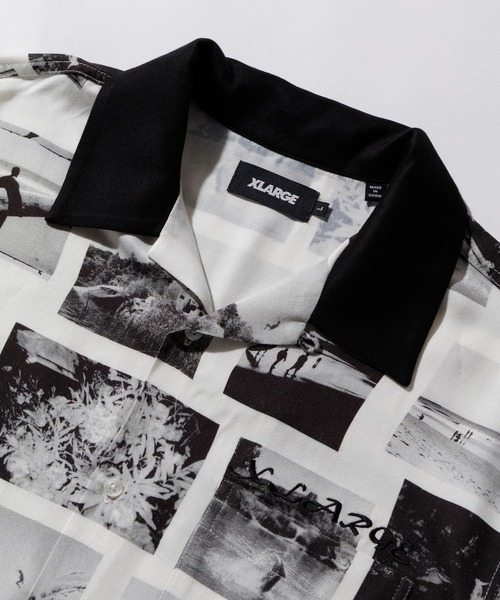 XLARGE（エクストララージ）の「S/S ALLOVER PHOTO PRINT SHIRT（シャツ/ブラウス・メンズ・ホワイト/イエロー/ライトパープル・S/M/L/XL）」の12枚目の写真