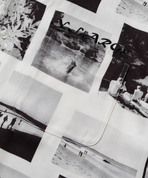 XLARGE（エクストララージ）の「S/S ALLOVER PHOTO PRINT SHIRT（シャツ/ブラウス・メンズ・ホワイト/イエロー/ライトパープル・S/M/L/XL）」の6枚目の写真