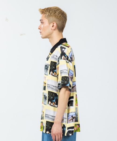 XLARGE（エクストララージ）の「S/S ALLOVER PHOTO PRINT SHIRT（シャツ/ブラウス・メンズ・ホワイト/イエロー/ライトパープル・S/M/L/XL）」の14枚目の写真