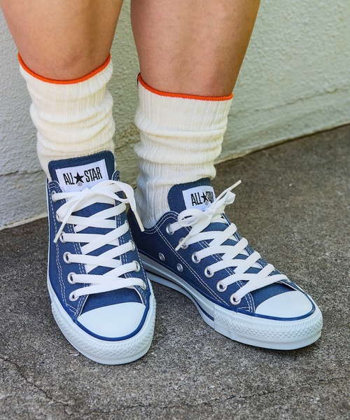 CONVERSE ALL STAR(コンバースオールスター)の「CONVERSE ALL STAR OX (コンバース N)(スニーカー・レディース・ネイビー・22/26.5/30/25.5/24.5/26/23.5/28/29/23/27.5/22.5/25/27/24)」の12枚目の写真
