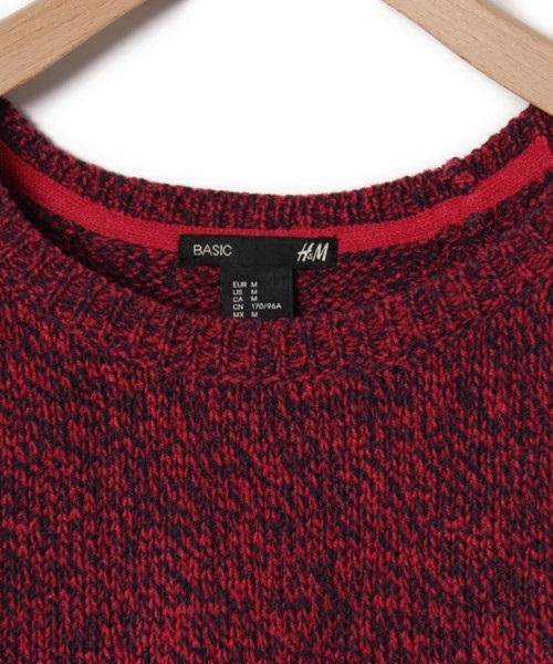 H&M（エイチ・アンド・エム）の「長袖ニット（ニット/セーター・レディース・ピンク・M）」の3枚目の写真