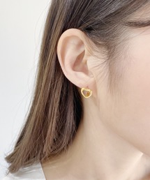 18kゴールドミニハートピアス