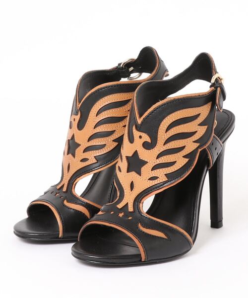 ASH（アッシュ）の「【GALAXY】ウエスタンサンダル（サンダル・レディース・ブラック/ベージュ・38/36/35/37）」の7枚目の写真