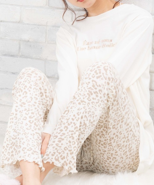 WEGO(ウィゴー)の「WEGO/【2点セット】メロウリブルームウエア(ルームウェア/パジャマ・レディース・その他3/その他1/その他4/その他2・FREE)」の3枚目の写真