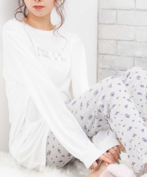 WEGO(ウィゴー)の「WEGO/【2点セット】メロウリブルームウエア(ルームウェア/パジャマ・レディース・その他3/その他1/その他4/その他2・FREE)」の1枚目の写真