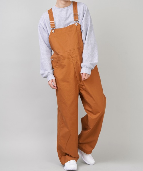 SPINNS（スピンズ）の「ゆったりサイズ ツイルオーバーオール（サロペット/オーバーオール・メンズ・ブラック/カーキ/アイボリー/キャメル・M/L）」の4枚目の写真