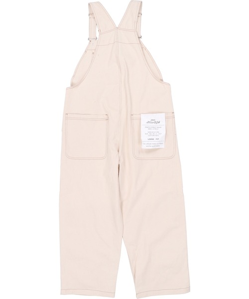 SPINNS（スピンズ）の「ゆったりサイズ ツイルオーバーオール（サロペット/オーバーオール・メンズ・ブラック/カーキ/アイボリー/キャメル・M/L）」の20枚目の写真