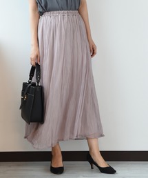 INTERPLANET | グロスクレープ特殊プリーツスカート(スカート)