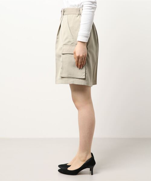 179/WG（イチナナキュウダブルジー）の「カーゴハーフパンツ（カーゴパンツ・レディース・ブラック/ベージュ/チャコールグレー・MEDIUM）」の19枚目の写真