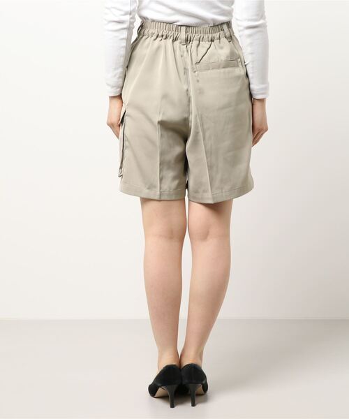 179/WG（イチナナキュウダブルジー）の「カーゴハーフパンツ（カーゴパンツ・レディース・ブラック/ベージュ/チャコールグレー・MEDIUM）」の10枚目の写真