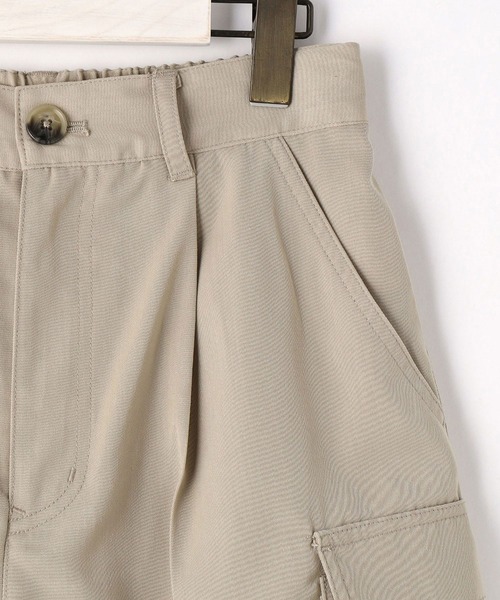 179/WG（イチナナキュウダブルジー）の「カーゴハーフパンツ（カーゴパンツ・レディース・ブラック/ベージュ/チャコールグレー・MEDIUM）」の20枚目の写真