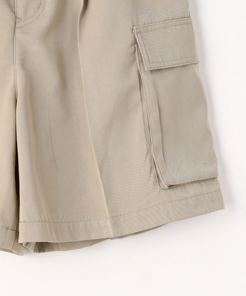 179/WG（イチナナキュウダブルジー）の「カーゴハーフパンツ（カーゴパンツ・レディース・ブラック/ベージュ/チャコールグレー・MEDIUM）」の6枚目の写真