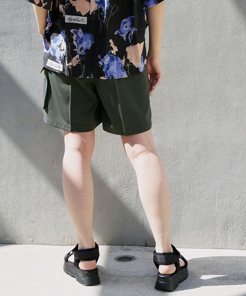 179/WG（イチナナキュウダブルジー）の「カーゴハーフパンツ（カーゴパンツ・レディース・ブラック/ベージュ/チャコールグレー・MEDIUM）」の5枚目の写真