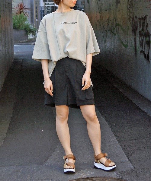 179/WG（イチナナキュウダブルジー）の「カーゴハーフパンツ（カーゴパンツ・レディース・ブラック/ベージュ/チャコールグレー・MEDIUM）」の13枚目の写真