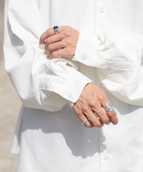 kutir(クティール)の「トロミルーズオープンカラーシャツ(シャツ/ブラウス・メンズ・ホワイト/レッド/グリーン・LARGE/MEDIUM)」の14枚目の写真