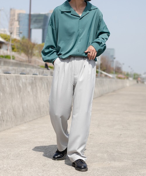 kutir(クティール)の「トロミルーズオープンカラーシャツ(シャツ/ブラウス・メンズ・ホワイト/レッド/グリーン・LARGE/MEDIUM)」の22枚目の写真