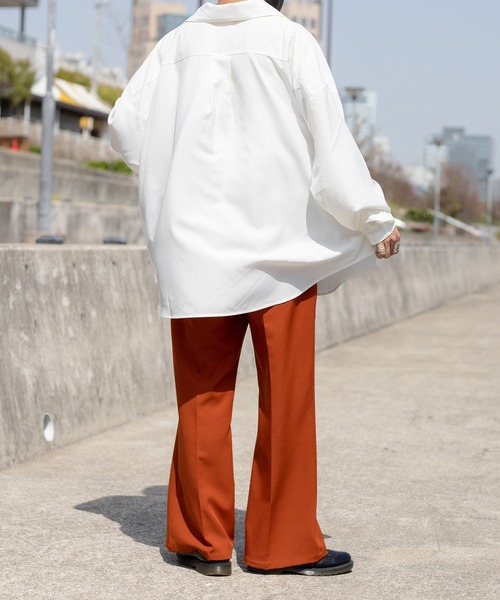 kutir(クティール)の「トロミルーズオープンカラーシャツ(シャツ/ブラウス・メンズ・ホワイト/レッド/グリーン・LARGE/MEDIUM)」の13枚目の写真