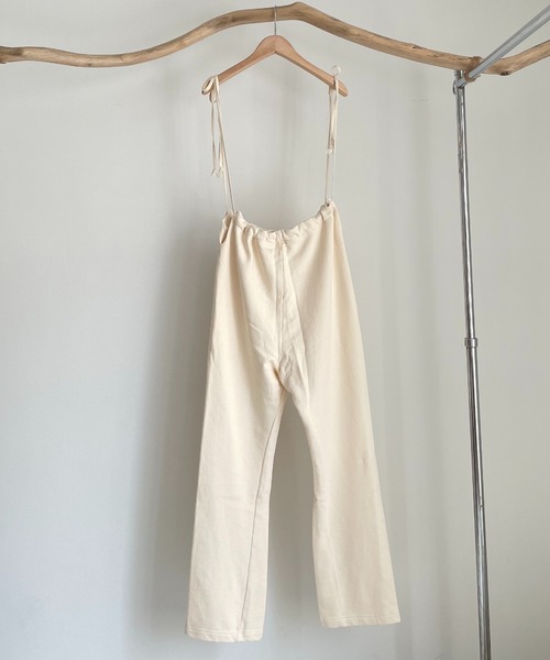 CANAL JEAN（キャナルジーン）の「RED CHOP WORKS(レッドチョップワークス) サイドコード裏毛スウェットパンツ（その他パンツ・レディース・クリーム/ヘザーグレー・38）」の19枚目の写真