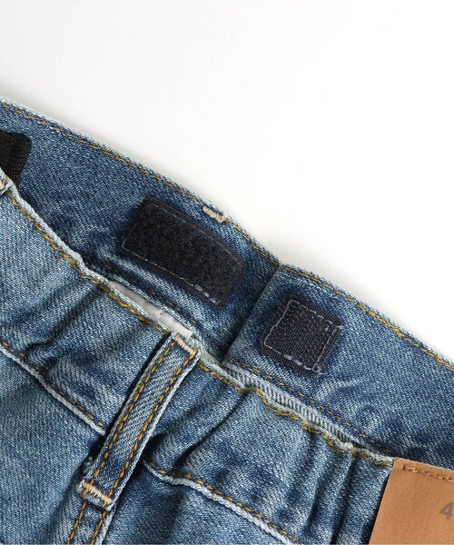 F.O.U（エフオーユー）の「ラップデニム 10分丈（デニムパンツ・キッズ・キナリ/ネイビー/ブルー・140/110/120/130）」の10枚目の写真
