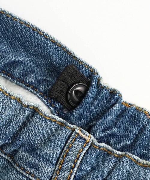 F.O.U（エフオーユー）の「ラップデニム 10分丈（デニムパンツ・キッズ・キナリ/ネイビー/ブルー・140/110/120/130）」の14枚目の写真