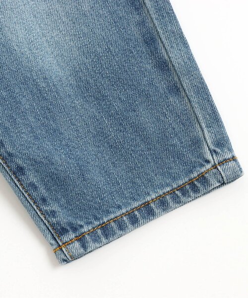 F.O.U（エフオーユー）の「ラップデニム 10分丈（デニムパンツ・キッズ・キナリ/ネイビー/ブルー・140/110/120/130）」の7枚目の写真