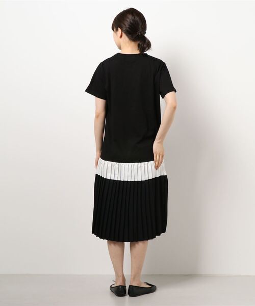 SVEC（シュベック）の「ロング ドッキング オーバーサイズ ワンピース（ワンピース・レディース・ブラック・L）」の3枚目の写真