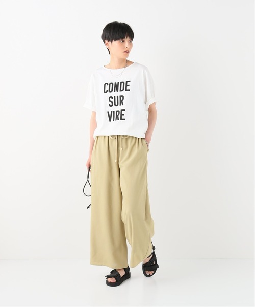 Simplicite(サンプリシテ)の「リネンライクオールインワンセット(つなぎ/オールインワン・レディース・アイボリー/イエロー/ブラウン・FREE)」の14枚目の写真