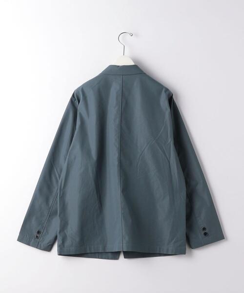 green label relaxing（グリーンレーベルリラクシング）の「CM ドライ TC シャツジャケット（テーラードジャケット・メンズ・ブラック/コバルトブルー/モカ・MEDIUM/SMALL/LARGE/X-LARGE）」の13枚目の写真