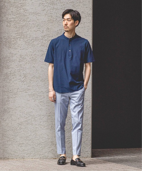 EDIFICE(エディフィス)の「ALBINI バンドカラー ポロシャツ(ポロシャツ・メンズ・ホワイト/ベージュ/ブラウン/ネイビー/ブルー系その他・SMALL/MEDIUM/LARGE/X-LARGE)」の11枚目の写真