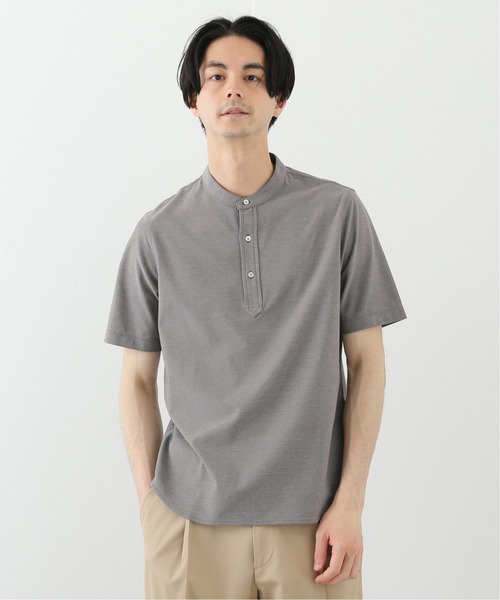 EDIFICE(エディフィス)の「ALBINI バンドカラー ポロシャツ(ポロシャツ・メンズ・ホワイト/ベージュ/ブラウン/ネイビー/ブルー系その他・SMALL/MEDIUM/LARGE/X-LARGE)」の8枚目の写真